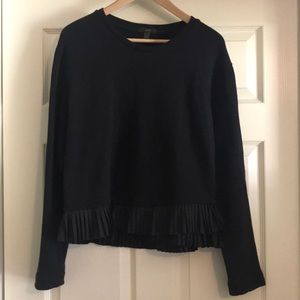 J. Crew Ruffle Bottom Sweatshirt